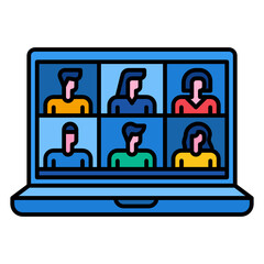 video conference icon