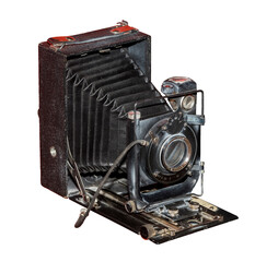 Plate-folding camera, 1930
