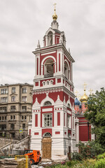 Obraz premium Church of St. George in Moscow on Varvarka