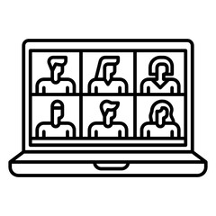 video conference icon