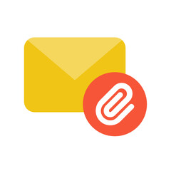Email and Mail flat icon