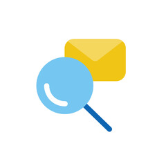 Email and Mail flat icon