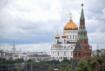 View of the Cathedral of Christ the Savior from the Kremlin
