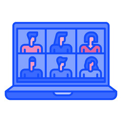 video conference icon