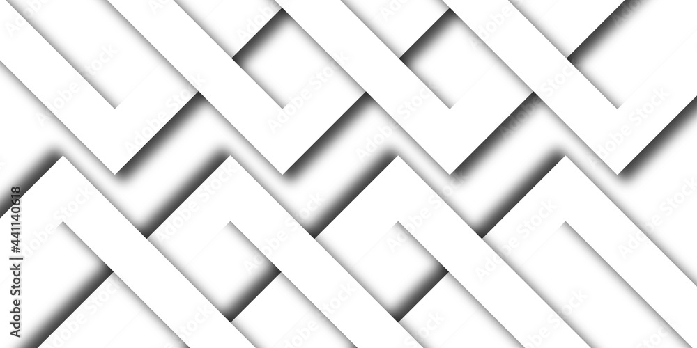 Poster abstract isolated white rectangle pattern background .
