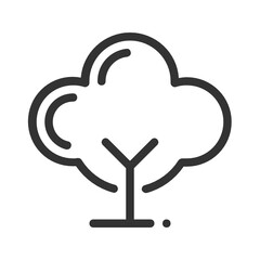 Tree outline icon