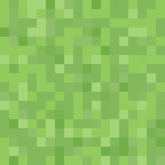 Pixel background. The concept of games background. Squares pattern background. Minecraft concept. Vector illustration. Light Green vector abstract textured polygonal background