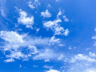 青い空と白い雲