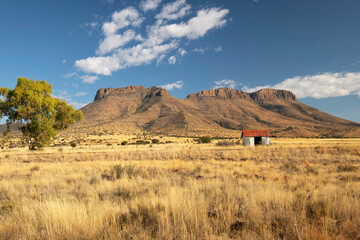 Tiny Karoo train station