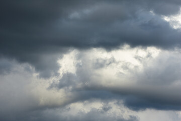 Storm clouds in the evening