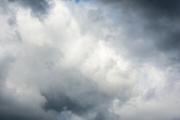 Fototapeta na wymiar Storm clouds in the evening