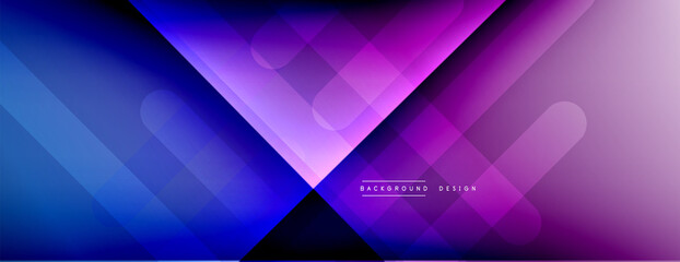Dynamic lines abstract background. 3D shadow effects and fluid gradients. Modern overlapping forms