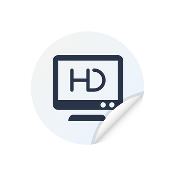 HDTV - Sticker