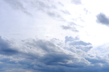 Cloudy sky, abstract background.