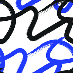 Seamless pattern with grunge ave lines