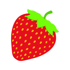 Obraz premium Strawberry Fruit Emoji Vector Design. Art Illustration Agriculture Farm Product.