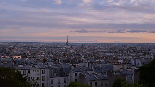 Timelapse Paris Tour Eiffel