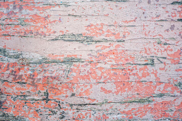 Old painted wood background. Copy space 
