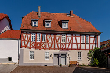 Altstadt von Dieburg in Hessen, Deutschland 