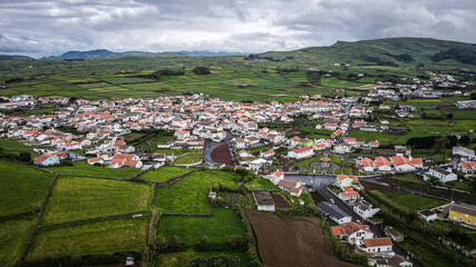 The landscape of Terceira Island in the Azores