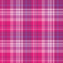 Seamless pattern in pink and violet colors for plaid, fabric, textile, clothes, tablecloth and other things. Vector image.