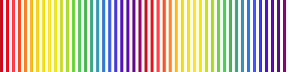 Rainbow stripe pattern. Colored background. Seamless abstract texture with many lines. Geometric colorful wallpaper with stripes