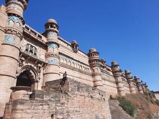 walls of Gwalior fort