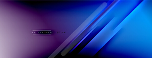 Abstract background. Shadow lines on bright shiny gradient background.