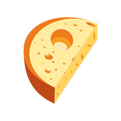 piece fresh cheese