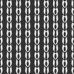 Black and white backgrounds pattern with simple decorative ornament, wallpaper. Seamless pattern, texture