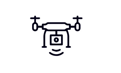 Electronic Devices line icons. Editable stroke