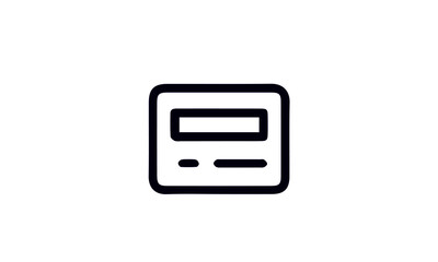Web User Interface Line Icon vector design 
