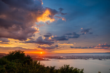 Fototapeta na wymiar Varna Bulgaria Summer Sunset travel location