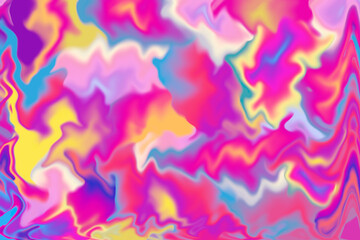 Vivid pink and purple color tones watercolor painting on wet paper texture for abstract background	