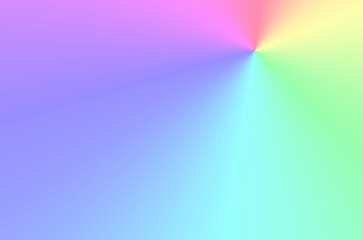 Illustration of Futuristic Pastel Tone Multi-color Beam for Abstract background	