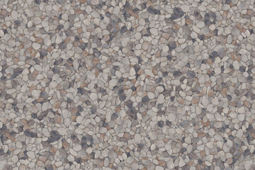 brown stones gravel ground floor