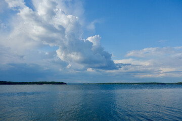 Fototapeta premium Clouds over the archipelago