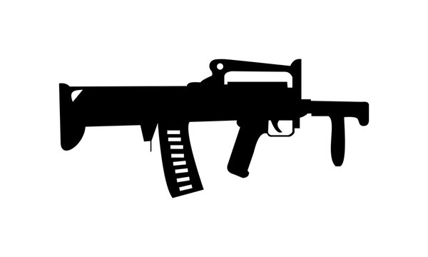 groza gun vector illustration