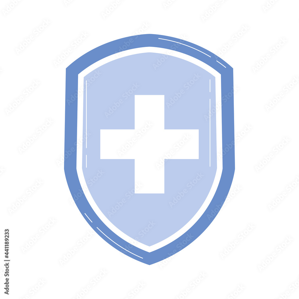 Canvas Prints medical shield icon