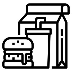 burger line icon