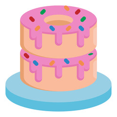 donut flat icon
