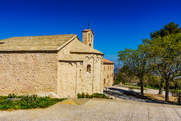 Fototapeta premium Monastery Santa Cecília de Montserrat, Spain