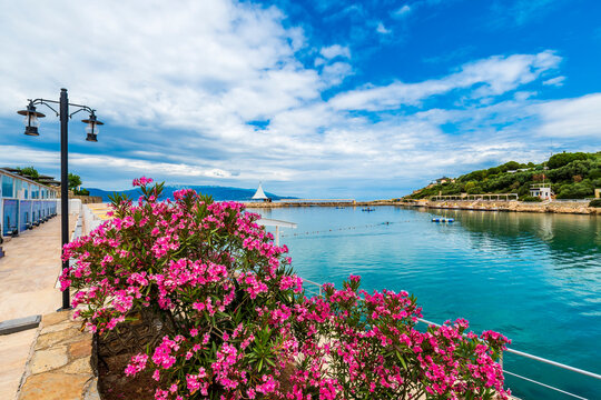 Urla Town coastal view in Turkey