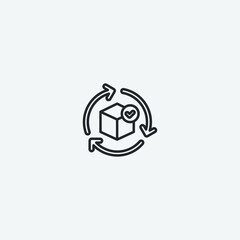 Delivery vector icon for web and design