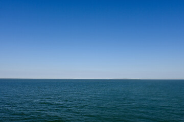 Sea and the sky taken on a ferry