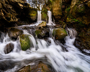 Fototapeta na wymiar Tom Ghyll Waterfalls - Lake District