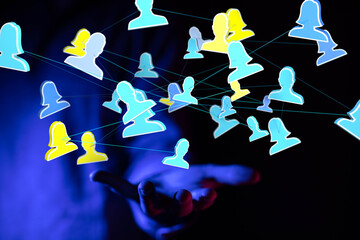 internet net and data digital concept