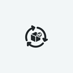 Delivery vector icon for web and design