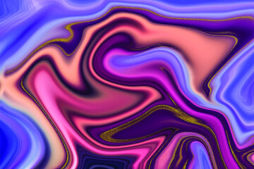 Colorful ink water. Marble texture. Abstract vector background. with beautiful fantasy ink patterns. Liquid paint. Fluid art.