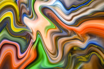 Colorful ink water. Marble texture. Abstract vector background. with beautiful fantasy ink patterns. Liquid paint. Fluid art.
